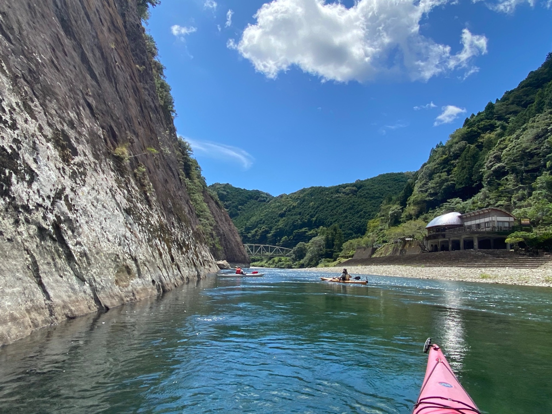 一枚岩カヤック